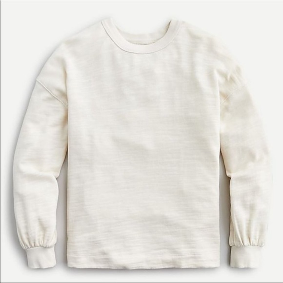 J Crew Puff Sleeve Sweatshirt Vintage 